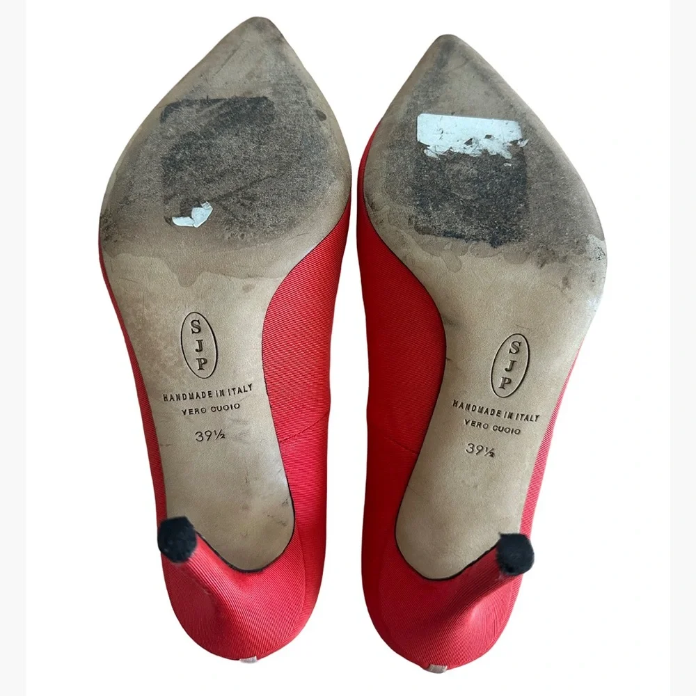 SJP coral 39/5 Pointed Toe Women's Shoes with Stones